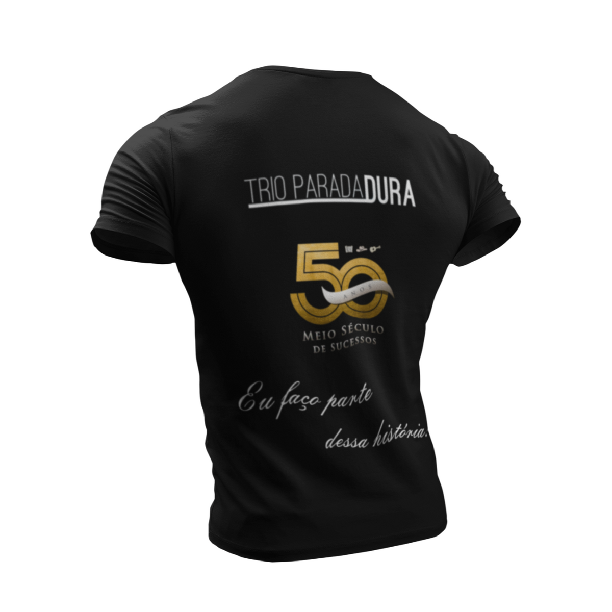 Camiseta Trio Parada Dura Original Personalizada Edição 50 anos