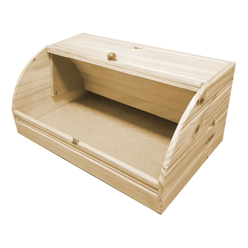 Porta Pão Grande Madeira Porta Basculante Estilo Baú