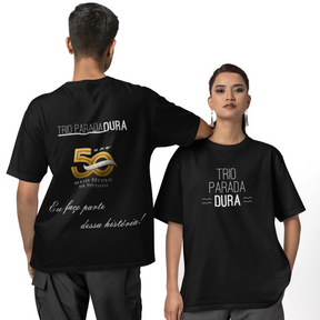 Camiseta Trio Parada Dura Original Personalizada Edição 50 anos