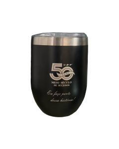 Copo Térmico Scott Personalizado Trio Parada Dura 50 anos 400 ML