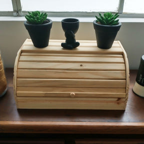 Porta Pão Grande Madeira Porta Basculante Estilo Baú